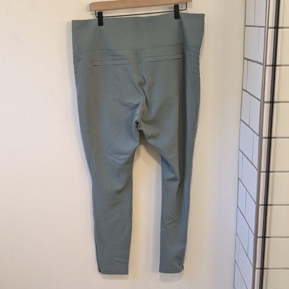 Athleta 2021 Delancey Moto Tight Leggings Ankle Zipper Women's Size 2X - Picture 5 of 10